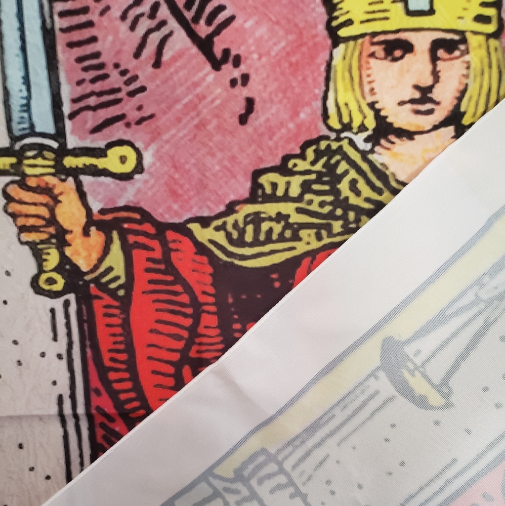 Justice Tarot Card Tapestry - Picture 3 of 3